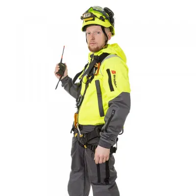 Комбинезон BRODEKS KS 503, желтый/серый