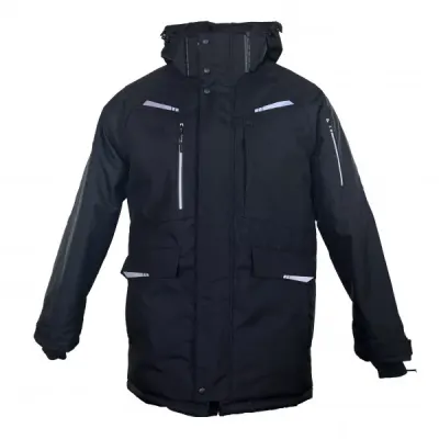 Зимний рабочий костюм Brodeks KW215 + KW306, черный/черный
