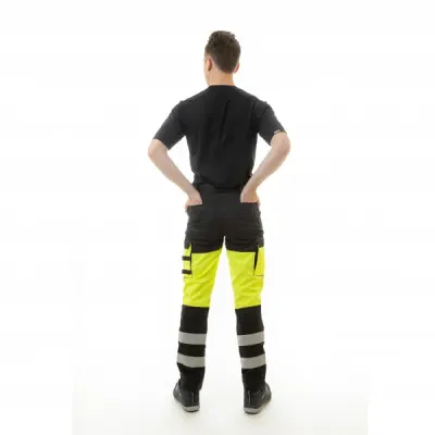 Сигнальные брюки Brodeks KS 309, желтый/черный