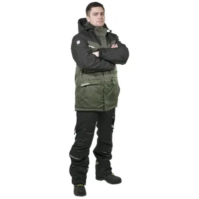 Парка мужская зимняя Brodeks KW 205, хаки/черный