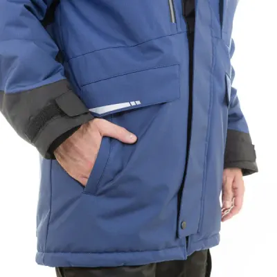 Парка мужская зимняя Brodeks KW 215, синий