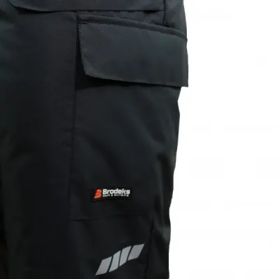 Полукомбинезон мужской зимний Brodeks KW 413, черный