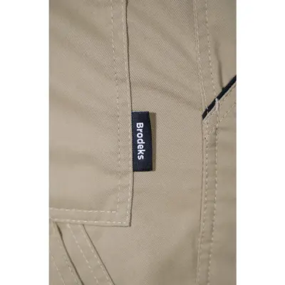 Брюки мужские летние Brodeks KS 301, бежевый