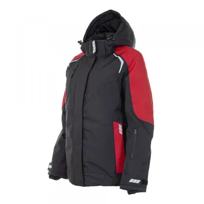 Зимний женский костюм Brodeks KW 208, чёрный/красный + KW 405