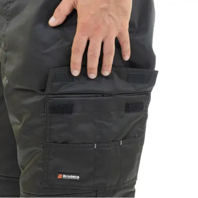 Полукомбинезон мужской зимний Brodeks KW 403, черный